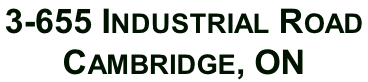 3-655 Industrial Road  Cambridge, ON